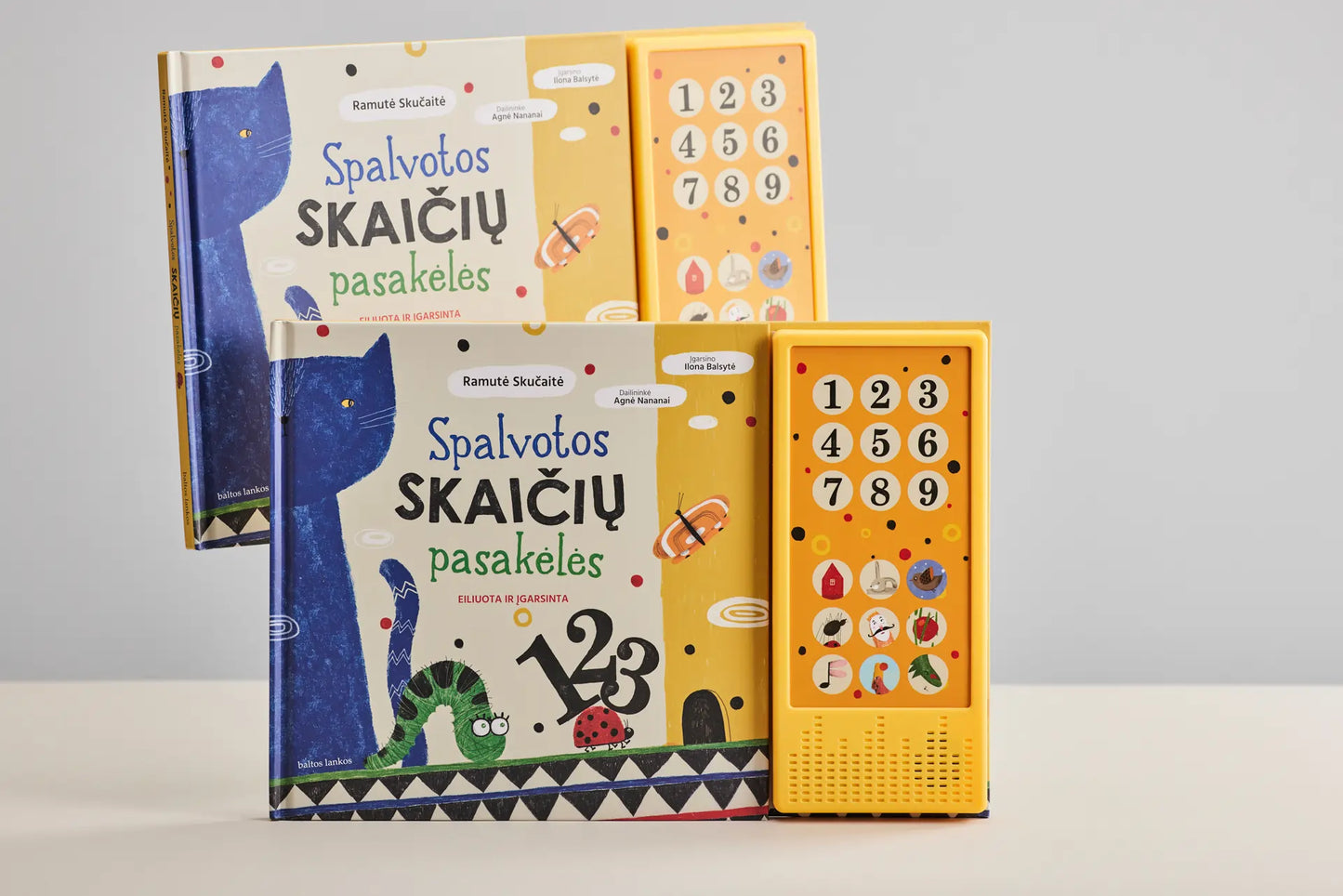 Spalvotos skaičių pasakėlės (Eiliuota ir įgarsinta)
