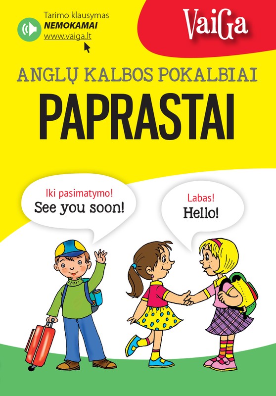Anglų kalbos pokalbiai paprastai (truputį pabraižytas viršelis)