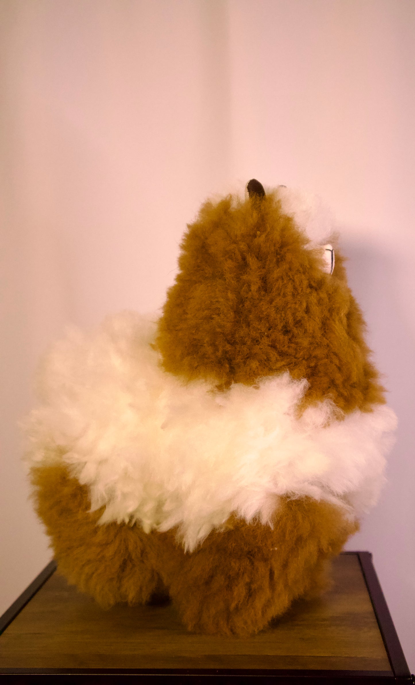 Rankų darbo Alpaka iš 100 % alpakų vilnos – itin minkštas, hipoalerginis, 32 cm