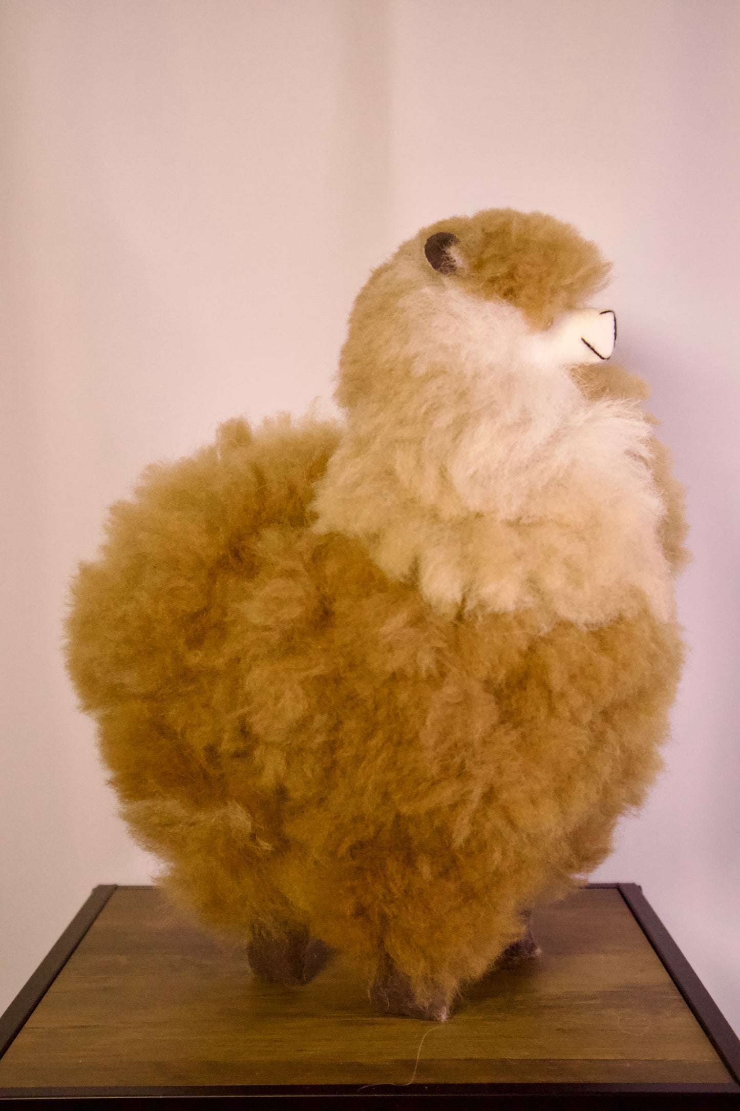 Rankų darbo Alpaka iš 100 % alpakų vilnos – itin minkštas, hipoalerginis, 32 cm