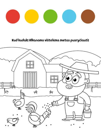 Ūkyje. Magiška dažų paletė