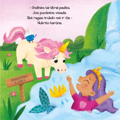Mažoji vienaragė: švelni istorija apie draugystę (gali būti truputį pasibražęs viršelis)