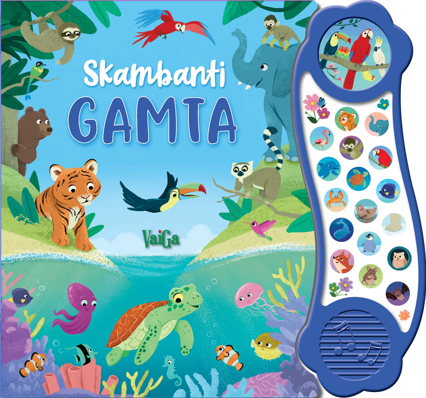 Skambanti gamta su 18 garsų