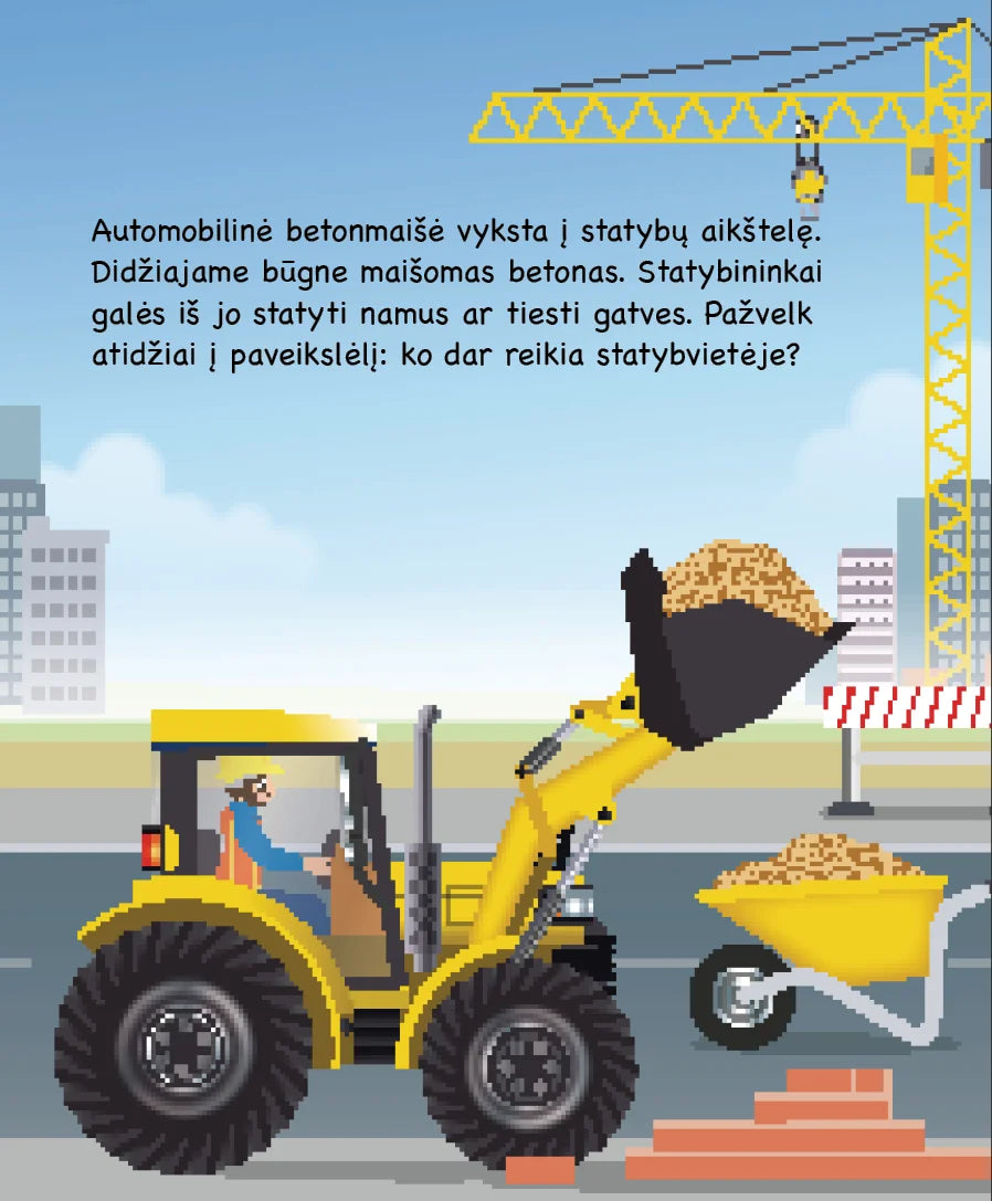 Transporto priemonės. Su 5 dėlionėmis