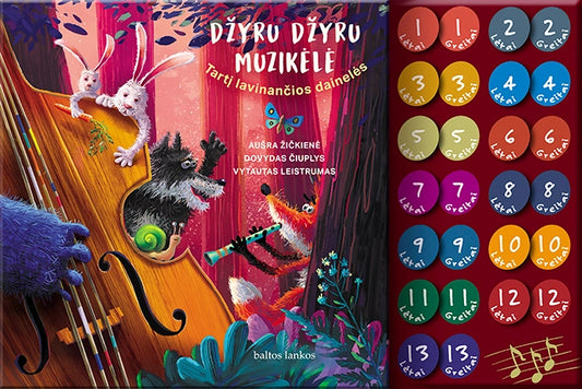 Džyru džyru muzikėlė. Tartį lavinančios dainelės