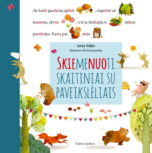 Skiemenuoti skaitiniai su paveikslėliais