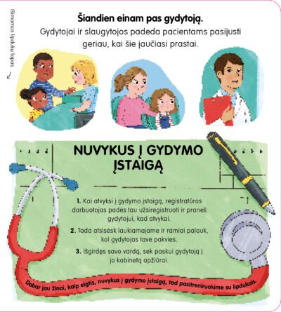 Einu pas gydytoją