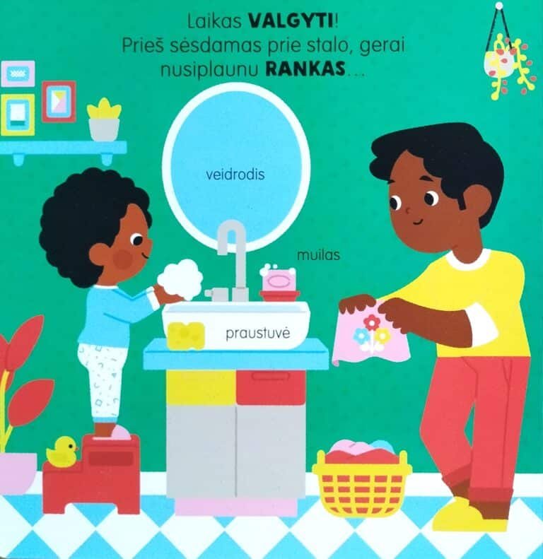 Valgau kaip didelis. Pajudink ir pažadink