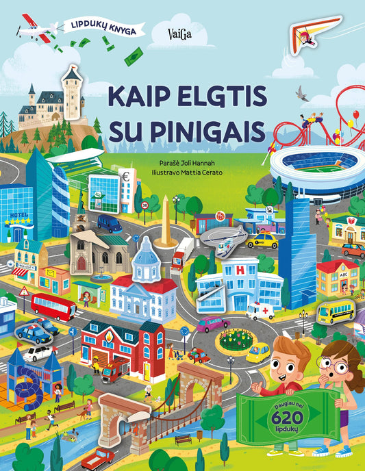 Kaip elgtis su pinigais. Lipdukų knyga