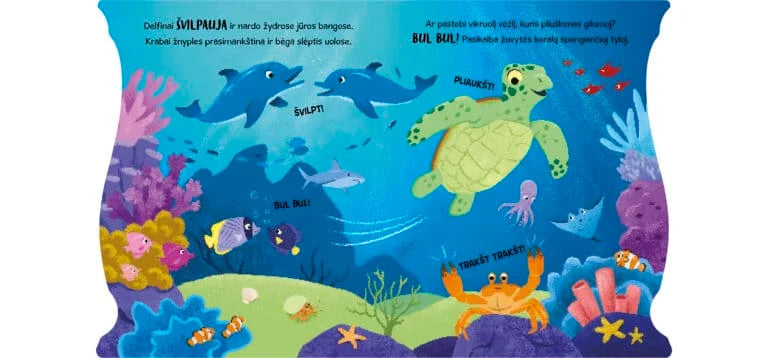 Skambanti gamta su 18 garsų