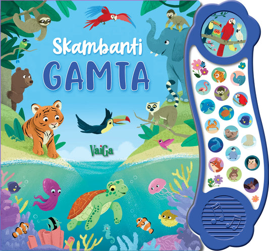 Skambanti gamta su 18 garsų