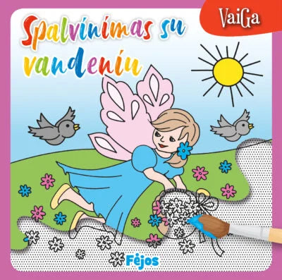 Spalvinimas su vandeniu. Fėjos