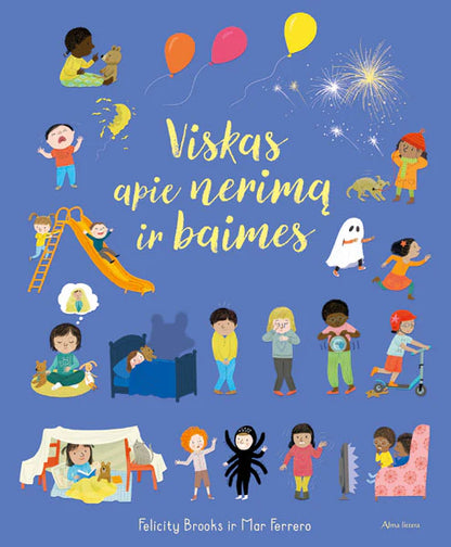 Skaityta VISKAS APIE NERIMĄ IR BAIMES (Truputis viršelio pabraižymų)