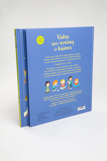 Skaityta VISKAS APIE NERIMĄ IR BAIMES (Truputis viršelio pabraižymų)