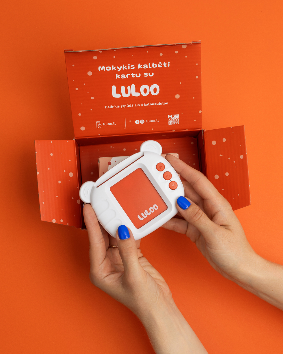 Luloo kalbos kortelės - įgarsintos lavinamosios kortelės, kalbančios lietuviškai