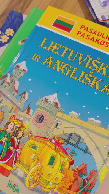 Pasaulio pasakos lietuviškai ir angliškai