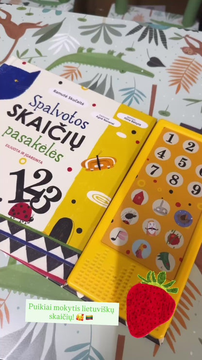 Spalvotos skaičių pasakėlės (Eiliuota ir įgarsinta)