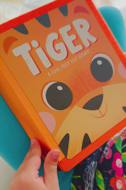 Angliška pasaka - Tiger: A Fun, Feely Felt Story