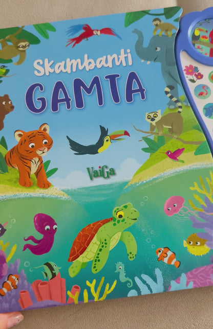 Skambanti gamta su 18 garsų