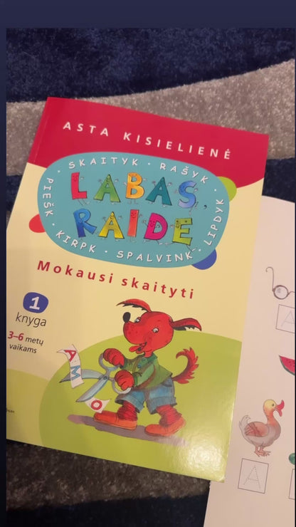 Labas, raide. Mokausi skaityti
