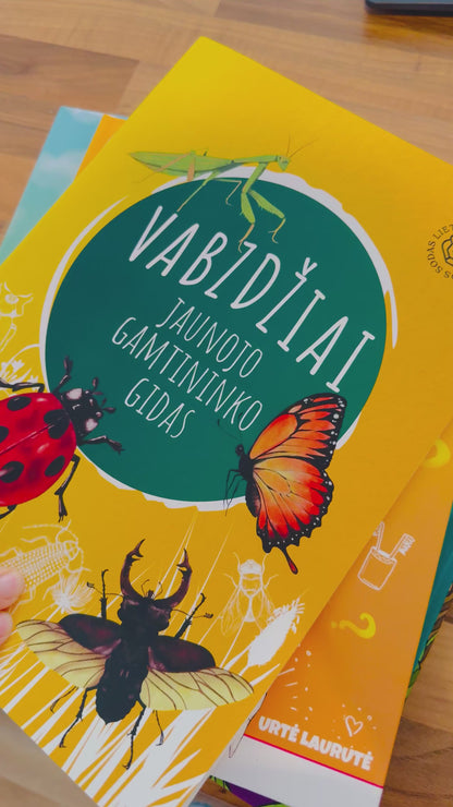 Vabzdžiai. Jaunojo gamtininko gidas