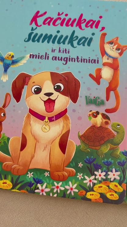 Kačiukai, šuniukai ir kiti mieli augintiniai (su 8 garsais)